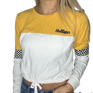 Hollister Long Sleeve Crop Top